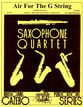 AIR FOR THE G STRING SAX QUARTET cover